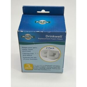 PetSafe Drinkwell Replacement Foam Filters #5 PAC00-13711 2-Pack 3 Total